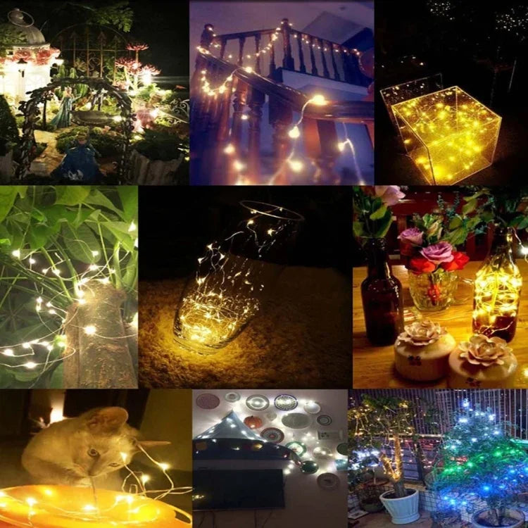 100 LEDs SMD 0603 Fairy Lamp Decorative Light, 20m Colorful Light