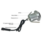 3W LED Embedded Polarized Buried Lamp IP67 Waterproof Turtle Shell Lamp Outdoor Garden Lawn Lamp, Warm Light 3000K Q2 Two-way Light, Warm Light 3000K Q2