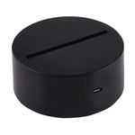 7 Color Discoloration Creative Visual Stereo Lamp Desk Lamp Night Light, Santa Claus Style
