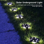 10 LEDs Solar Outdoor Garden Waterproof Buried Light, 10 LED