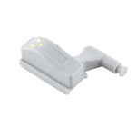 0.3W Universal Inner Hinge LED Sensor lamp Cupboard 3 LEDs Night light Auto ON/OFF Bulb, 1 PCS White Light, 1 PCS Warm White