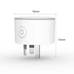 10A RGB Scene Light WiFi Remote Control Smart Socket Works with Alexa & Google Home & IFTTT, AC 100-240V, AU Plug, XS-A17