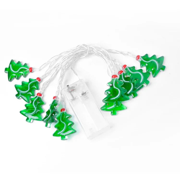 1.5m 10 Lights Christmas Tree LED Decorative Light String, Christmas Tree