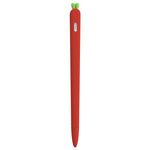 LOVE MEI For Apple Pencil 2 Carrot Shape Stylus Pen Silicone Protective Case Cover, For Apple Pencil 2