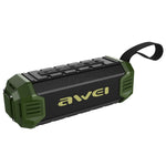 awei Y280 IPX4 Bluetooth Speaker Power Bank with Enhanced Bass, Built-in Mic, Support FM / USB / TF Card / AUX, Y280