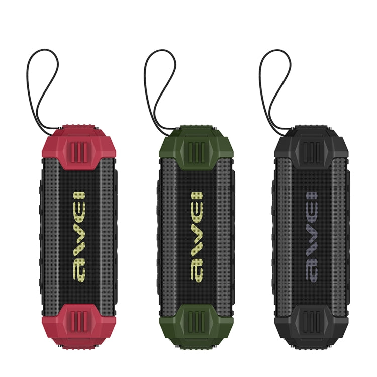 awei Y280 IPX4 Bluetooth Speaker Power Bank with Enhanced Bass, Built-in Mic, Support FM / USB / TF Card / AUX, Y280
