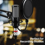 5m 3-Pin XLR Male to XLR Female MIC Shielded Cable Microphone Audio Cord, Length: 5m (Red)