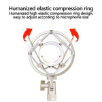 Condenser Microphone 50mm Metal Shockproof Mount Holder, 50mm