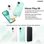 Honor Play 60, 6GB+128GB, Side Fingerprint, 6.61 inch MagicOS 9.0 Dimensity 6300 Octa Core, Network: 5G, OTG, Play 60, 6GB+128GB, 6GB+128GB