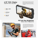 Ulefone RugKing 5 Pro Rugged Phone, Side Fingerprint, 20000mAh Battery, 6.78 inch Android 16 Unisoc T7250 Octa Core, Network: 4G, NFC, OTG, RugKing 5 Pro, 8GB+256GB