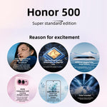 Honor 500, 12GB+256GB, Screen Fingerprint, 6.55 inch MagicOS 10.0 / Android 16 Snapdragon 8s Gen 4 Octa Core, Network: 5G, NFC, OTG, Honor 500, 12GB+256GB