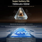 Realme GT7, 16GB+1TB, 6.8 inch Android 15 / Realme UI 6.0 MediaTek Dimensity 9400+ Octa Core, NFC, Network: 5G, Support Google Play, 16GB+1TB