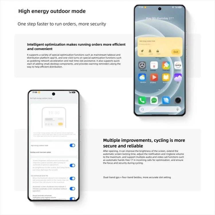 Realme Neo7 Turbo, 12GB+256GB, 6.8 inch Android 15 / Realme UI 6.0 MediaTek Dimensity 9400e Octa Core, NFC, Network: 5G, Support Google Play, 16GB+256GB