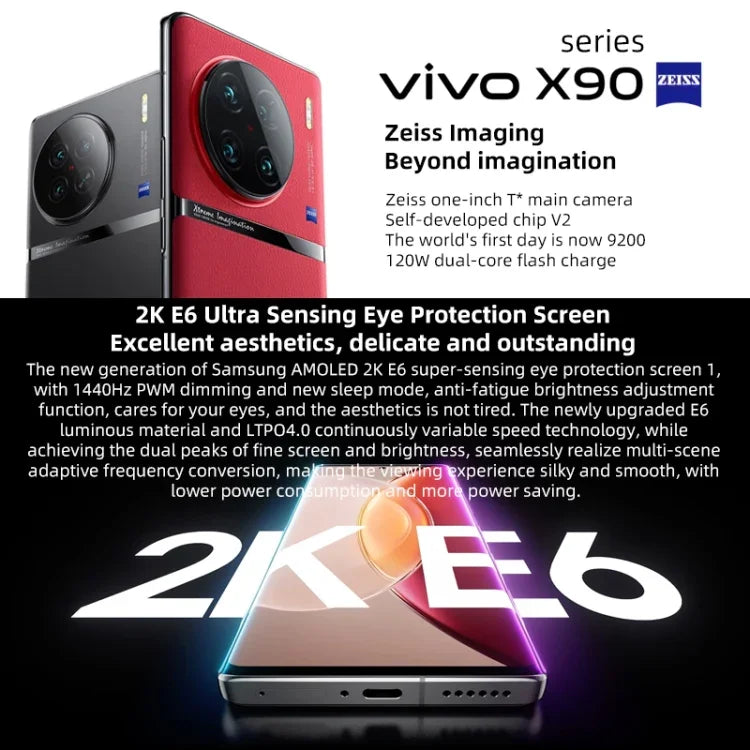 Quad Back Cameras, Screen Fingerprint Identification / Face ID, 4700mAh Battery, 6.78 inch Android 13.0 OriginOS 3 Qualcomm Snapdragon 8 Gen 2  Octa Core up to 3.2GHz, NFC, OTG, Network: 5G, Support Google Play, Support 50W Wireless Flash Charging     ...