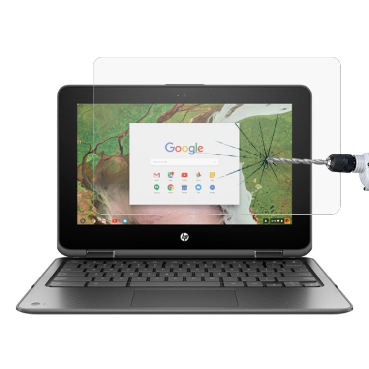 Laptop Screen HD Tempered Glass Protective Film for HP Chromebook x360 11 G1 EE 11.6 inch, For HP Chromebook x360 11 G1 EE 11.6 inch
