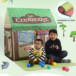 Household Children Printing Play Tent Small Game House with Mat, with Mat (Black White), with Mat (Pink), with Mat (Light Pink)