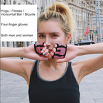 Half Finger Yoga Gloves Anti-skid Sports Gym Palm Protector, Size: M, Palm Circumference: 18cm, Size: M