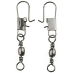 20pcs 8# 3.5cm Fishing Connectors Barrel Swivel with Safety Snap Ring, 20pcs 8# 3.5cm