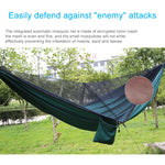 Portable Outdoor Parachute Hammock with Mosquito Nets, Army Green, Black, Dark Blue + Baby Blue, Pink Blue, Green, Blue