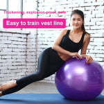 Thickening Explosion-proof Big Yoga Ball Sport Fitness Ball Environmental Pregnant Yoga Ball, Diameter: 65cm, 65cm(Pink), 65cm(Purple)