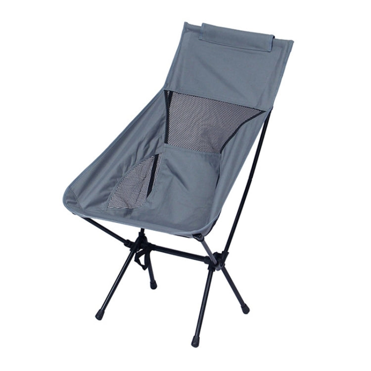 Large Outdoor Camping Leisure Beach Portable Folding Chair, Large (White), Large(Black), Large(Grey), Large(Navy Blue)