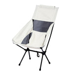 Large Outdoor Camping Leisure Beach Portable Folding Chair, Large (White), Large(Black), Large(Grey), Large(Navy Blue)