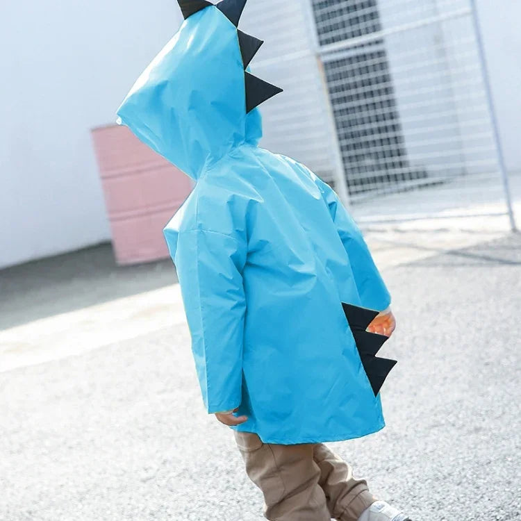 Cartoon Dinosaur Children Fashion Raincoat Size: M, Size: M