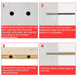 10 PCS Concealed Layer Board Pin Wall Bookshelf Invisible Bulkhead Nail, 10x100mm, 10x100mm