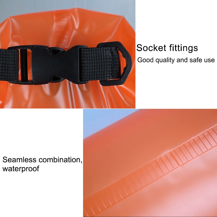 Outdoor Waterproof Single Shoulder Dry Bag Dry Sack PVC Barrel Bag, Capacity: 10L, 10L