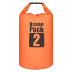 Outdoor Waterproof Bag Dry Sack PVC Barrel Bag, Capacity: 2L, Capacity: 2L (Yellow), Capacity: 2L (Dark Blue), Capacity: 2L (Orange), Capacity: 2L (Green)