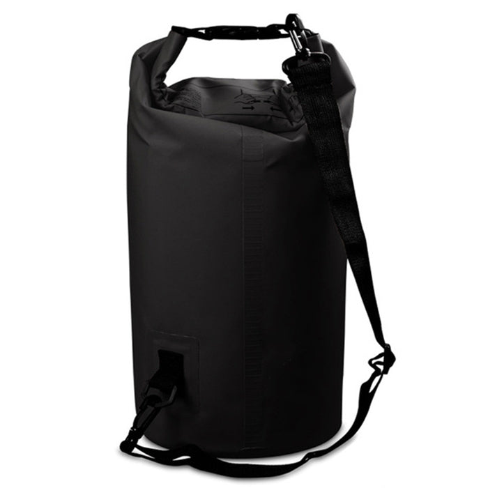 Outdoor Waterproof Single Shoulder Bag Dry Sack PVC Barrel Bag, Capacity: 5L, Capacity: 5L (Dark Blue), Capacity: 5L (Orange), Capacity: 5L (Pink), Capacity: 5L (Green), Capacity: 5L (Sky Blue), Capacity: 5L (Yellow), Capacity: 5L (Black)
