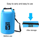 Outdoor Waterproof Single Shoulder Bag Dry Sack PVC Barrel Bag, Capacity: 10L, Capacity: 10L (Pink), Capacity: 10L (Dark Blue), Capacity: 10L (Orange), Capacity: 10L (Green), Capacity: 10L (Sky Blue), Capacity: 10L (Yellow), Capacity: 10L (Black)
