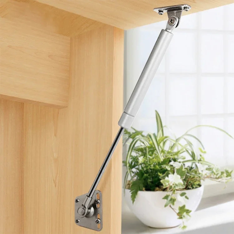 Iron Head Cabinet Gas Holder Hydraulic Rod Buffer Telescopic Strut, 10 inch 80N (8kg), Iron Head, 10 inch 80N (8kg)