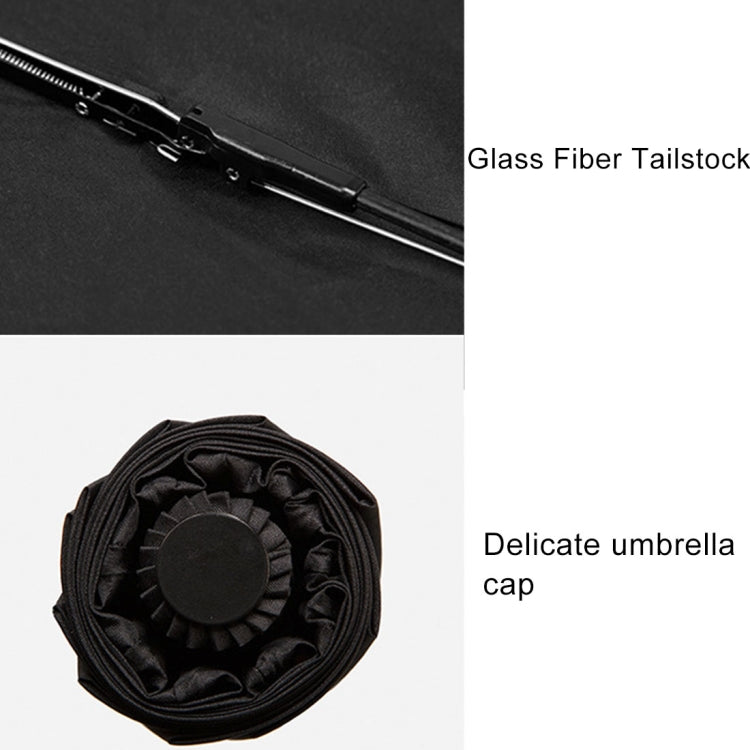 Automatic Lightweight Portable Three Folding Waterproof Anti-UV Umbrella