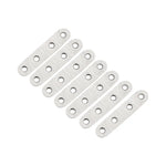 40 PCS Stainless Steel Connection Code Straight Connecting Piece, Number: 4, 4