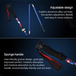 5 Node Portable Foldable Aluminium Alloy Alpenstocks Trekking Poles, Folding Length : 28.5CM, Folding Length : 28.5CM (Black), Folding Length : 28.5CM (Green), Folding Length : 28.5CM (Blue), Folding Length : 28.5CM (Red)