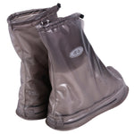 Fashion PVC Non-slip Waterproof Thick-soled Shoe Cover Size: S, Size: S