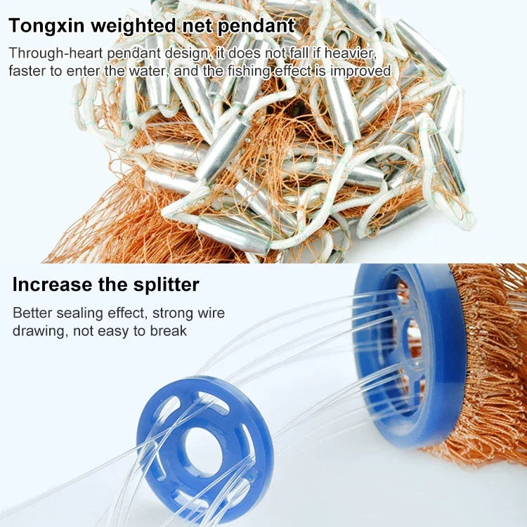 300 Flying Disc Tire Cords Fishing Net, Height: 1.5m, 300 Flying Disc Tire Cords