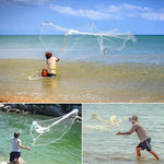 420 Flying Disc Monofilament Fishing Net, Height: 2.1m, 420 Flying Disc Monofilament
