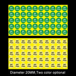 1000 PCS Round Shape QC Pass Sticker QC Pass Label