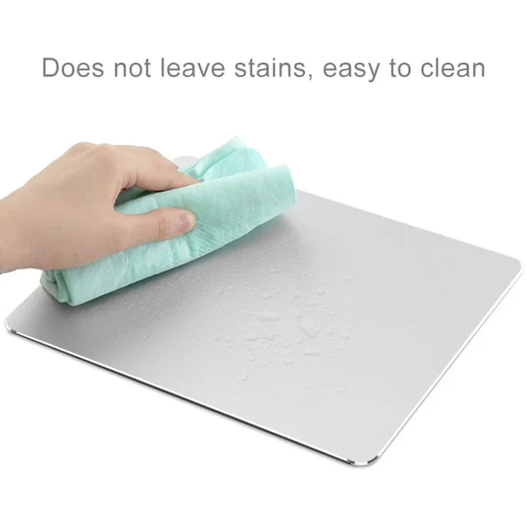 Circle Shape Aluminum Alloy Double-sided Non-slip Mat Desk Mouse Pad, Circle Shape