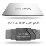 Circle Shape Aluminum Alloy Double-sided Non-slip Mat Desk Mouse Pad, Circle Shape