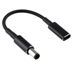 PD 100W 18.5-20V 7.4 x 0.6mm to USB-C / Type-C Adapter Nylon Braid Cable for HP, 7.4 x 0.6mm
