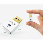 EDUP EP-AC1619 Mini Wireless USB 600Mbps 2.4G / 5.8Ghz 150M+433M Dual Band WiFi Network Card for Nootbook / Laptop / PC, EP-AC1619 600Mbps (White), EP-AC1619 600Mbps (Black)