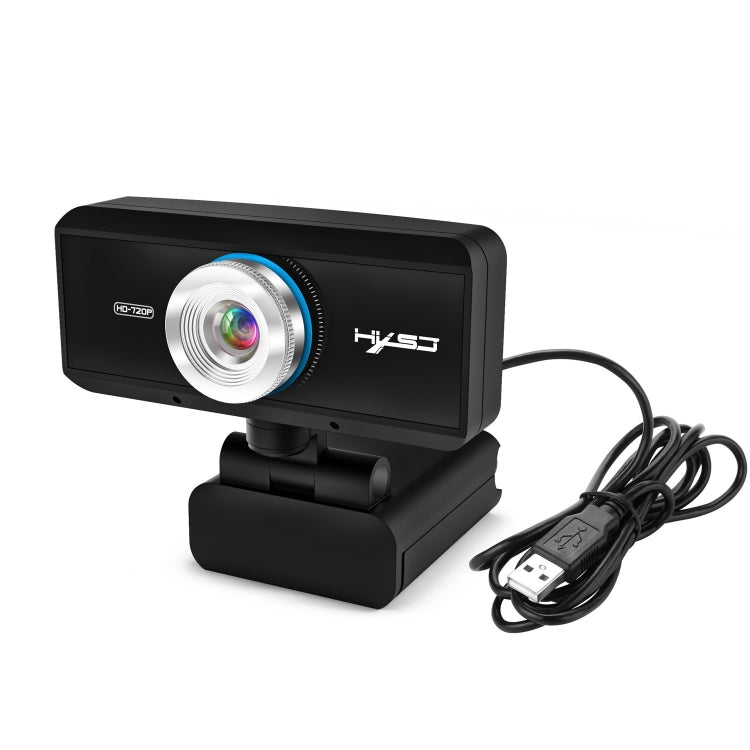 HXSJ S90 30fps 1 Megapixel 720P HD Webcam for Desktop / Laptop / Android TV, with 8m Sound Absorbing Microphone, Cable Length: 1.5m, S90