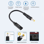 DP USB-C / Type-C to 5.5 x 2.5mm Power Adapter Charger Cable, 5.5 x 2.5mm