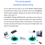 Measy FHD686-2 Full HD 1080P 3D 2.4GHz / 5.8GHz Wireless HD Multimedia Interface Extender 1 Transmitter + 2 Receiver, Transmission Distance: 200m, FHD686-2 (US Plug), FHD686-2 (AU Plug), FHD686-2 (EU Plug), FHD686-2 (UK Plug)