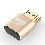VGA Virtual Display Adapter HDMI 1.4 DDC EDID Dummy Plug Headless Display Emulator, Silver, Pink, Grey, Gold, Red