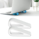 2 PCS Simple Notebook Computer Bracket Adjustable Height Increase Heat Dissipation Base Pad Holder