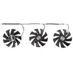 3 PCS Graphics Card Cooling Fan for Zotac GTX 1070-8GD5 X-OC, Diameter: 85mm, 0.5A Diameter: 9.5mm(3 PCS)